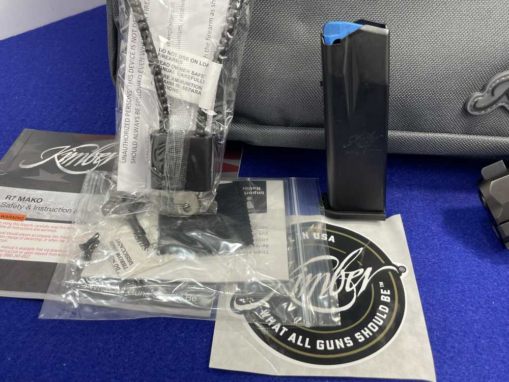 Kimber R7 Mako Carbon Compact 9mm 3.9" Blk *MOUNTED HOLOSUN 407K X2 REDDOT*-img-5
