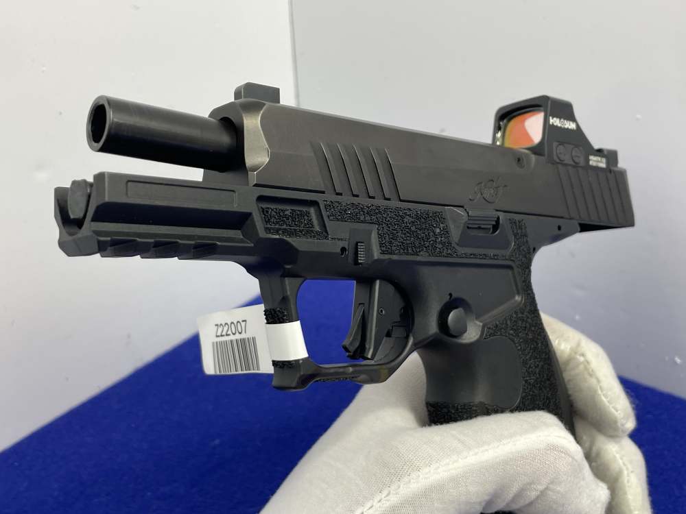 Kimber R7 Mako Carbon Compact 9mm 3.9" Blk *MOUNTED HOLOSUN 407K X2 REDDOT*-img-42