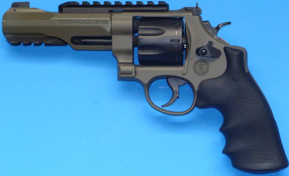 S&W SMITH & WESSON 327PC .357MAG 5"BARREL MOSS FINISH REVOLVER +$700 ACC-img-0