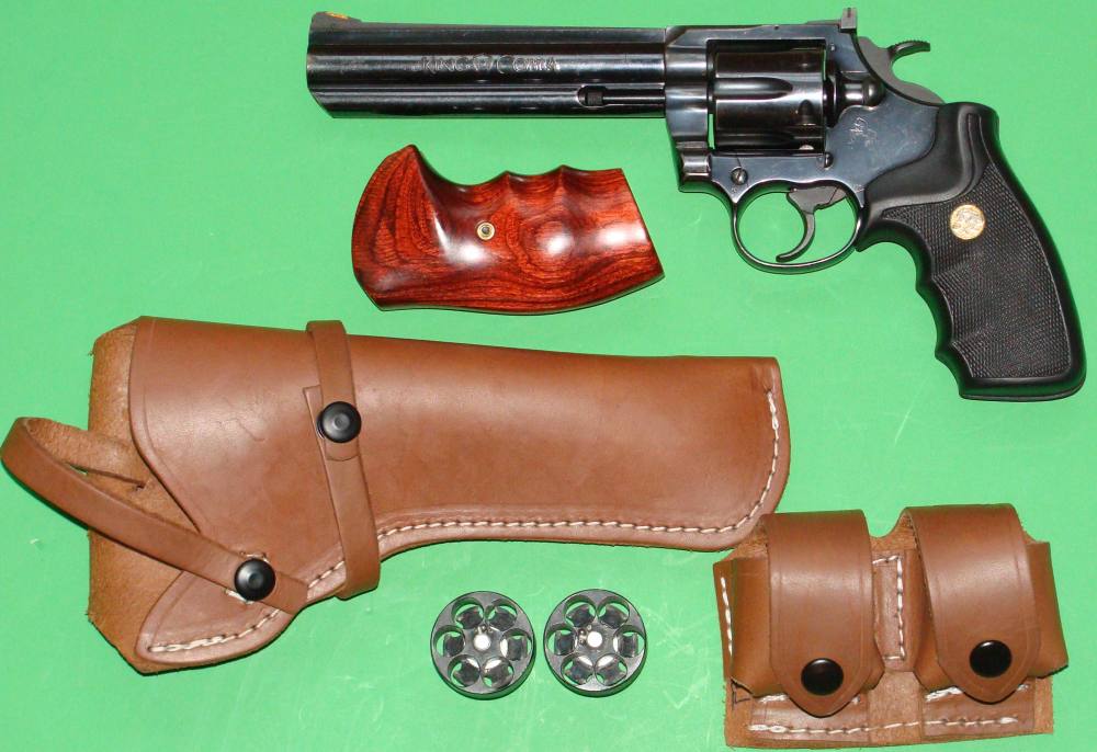 COLT 1989 KING COBRA V FRAME REVOLVER BLUED 6" .357MAG W/EXTRAS-img-0