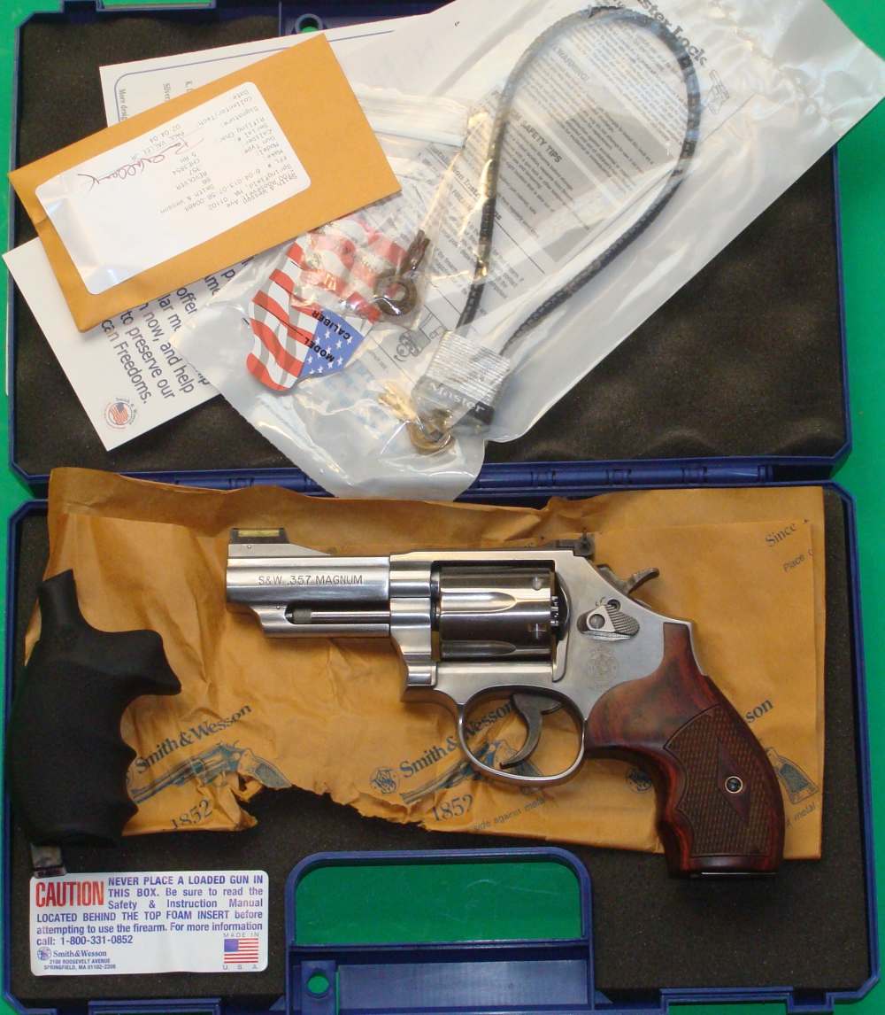 SMITH & WESSON S&W 66 -6 .357MAG 3"BBL RSR/ LEW HORTON LAST OF TRUE 3"BBLS-img-0