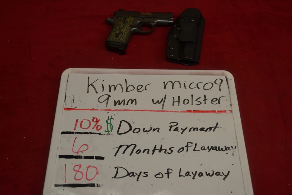 Kimber Micro 9 3.15"Barrel w/Holster, Layaway Available.-img-0