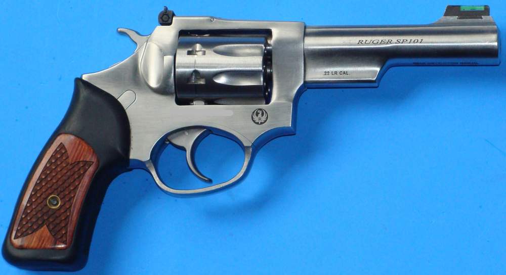 RUGER SP101 .22LR 4"BARREL STAINLESS STEEL REVOLVER-img-2
