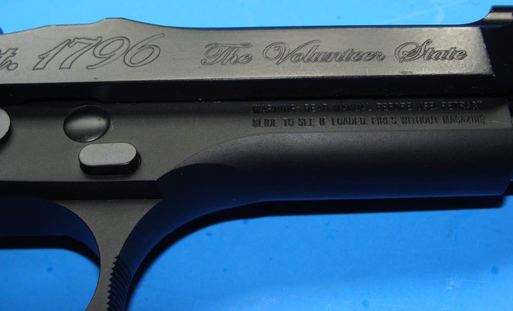 BERETTA 92G RARE VOLUNTEER STATE COMMEMORATIVE SEMI AUTO PISTOL 9MM-img-11
