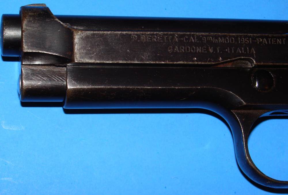 BERETTA MODEL 1951 SEMI AUTO PISTOL .9MM PARA W/EXTRAS-img-20