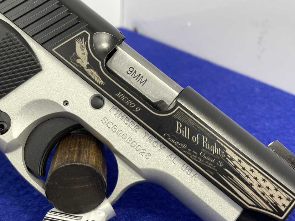 Kimber Micro 9mm 3.15" Black *NRA BILL OF RIGHTS SPECIAL EDITION MODEL*-img-20
