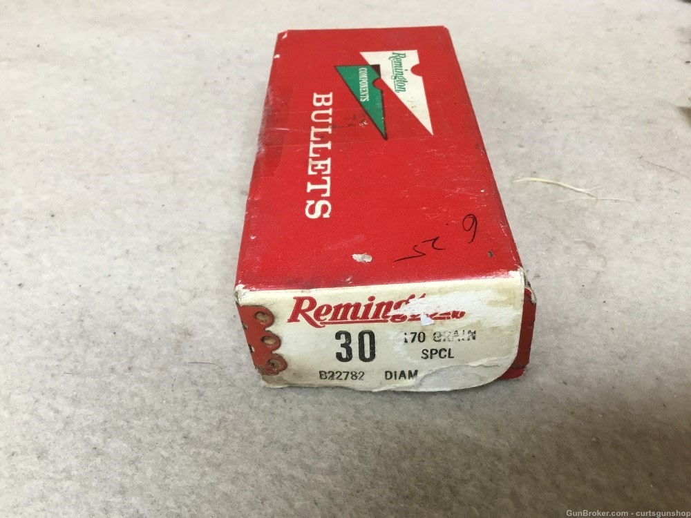 Remington, Cal. 30, Dia. 308, 170 GR., SPCL, 100 count bullets-img-0