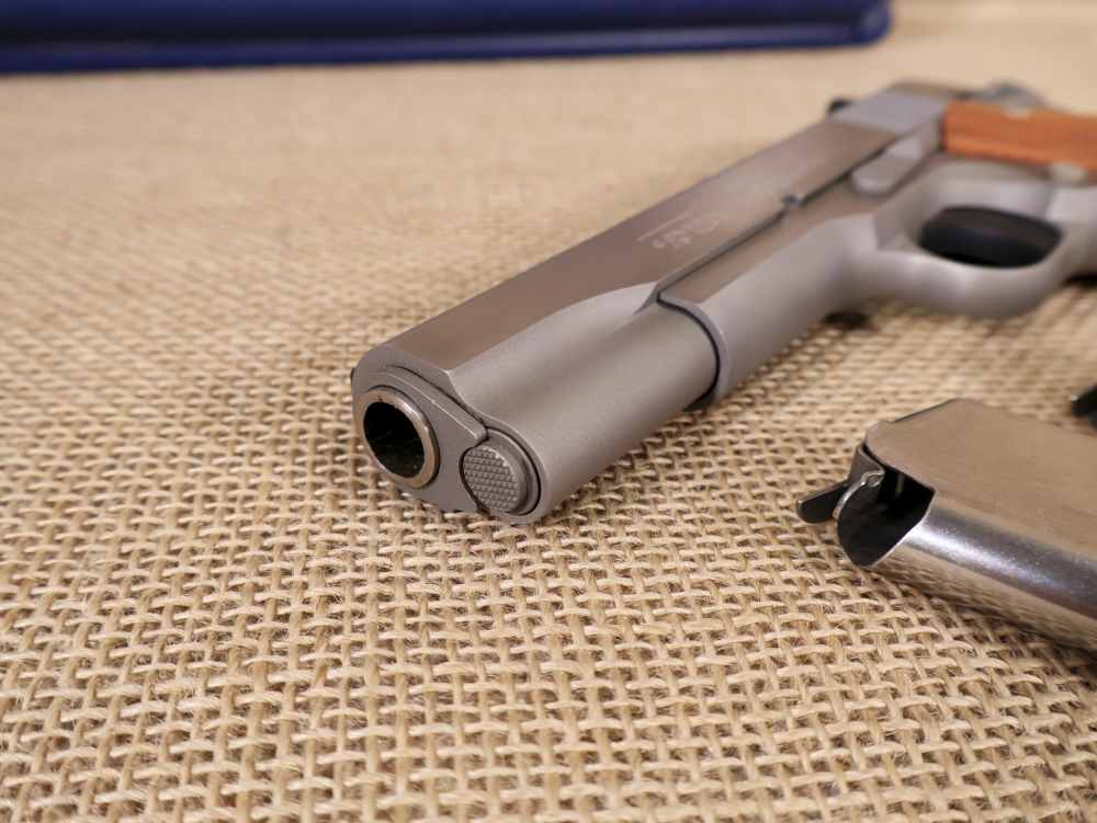Colt, Government Model 1911, Full-Size, 5" Brushed Stainless Double Diamond-img-17