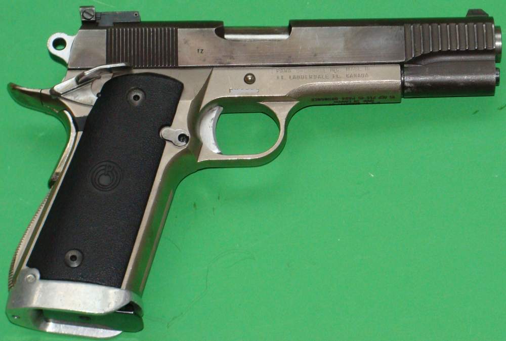 PARA ORDNANCE NICKEL FRAME WITH TZ HARD SLIDE .45ACP W/EXTRAS-img-2