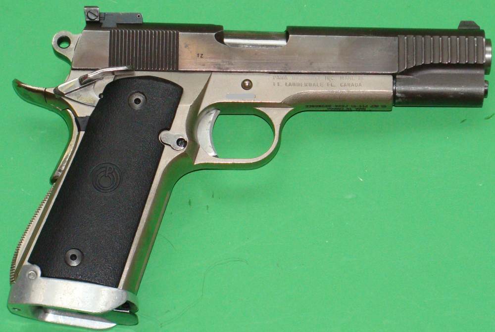 PARA ORDNANCE NICKEL FRAME WITH TZ HARD SLIDE .45ACP W/EXTRAS-img-3