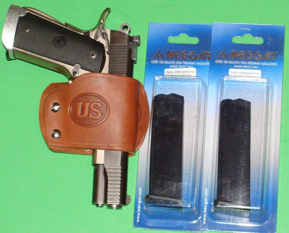 PARA ORDNANCE NICKEL FRAME WITH TZ HARD SLIDE .45ACP W/EXTRAS-img-31