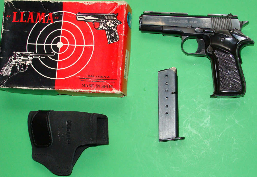 LLAMA   GABILONDO Y CIA VITORIA  32 X-A SEMI AUTO PISTOL .32ACP W/ BOX-img-1