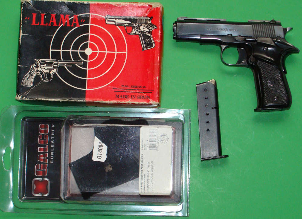 LLAMA   GABILONDO Y CIA VITORIA  32 X-A SEMI AUTO PISTOL .32ACP W/ BOX-img-3