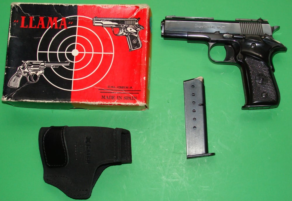 LLAMA   GABILONDO Y CIA VITORIA  32 X-A SEMI AUTO PISTOL .32ACP W/ BOX-img-0