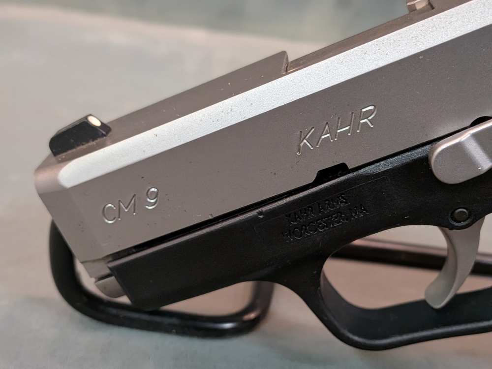 Kahr CM9 9mm Compact Pistol – Two-Tone – 1 Magazine – Used-img-1