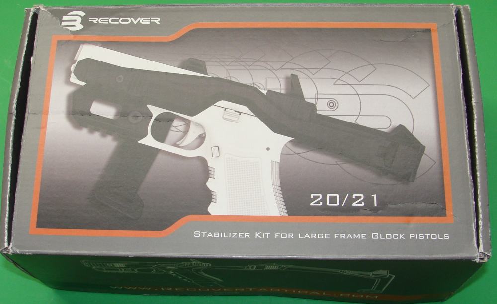 RECOVER TACTICAL BRACE UNIT FOR GLOCK 21 G21, WOLF LAKE 9" BARREL, EXTENDED-img-11