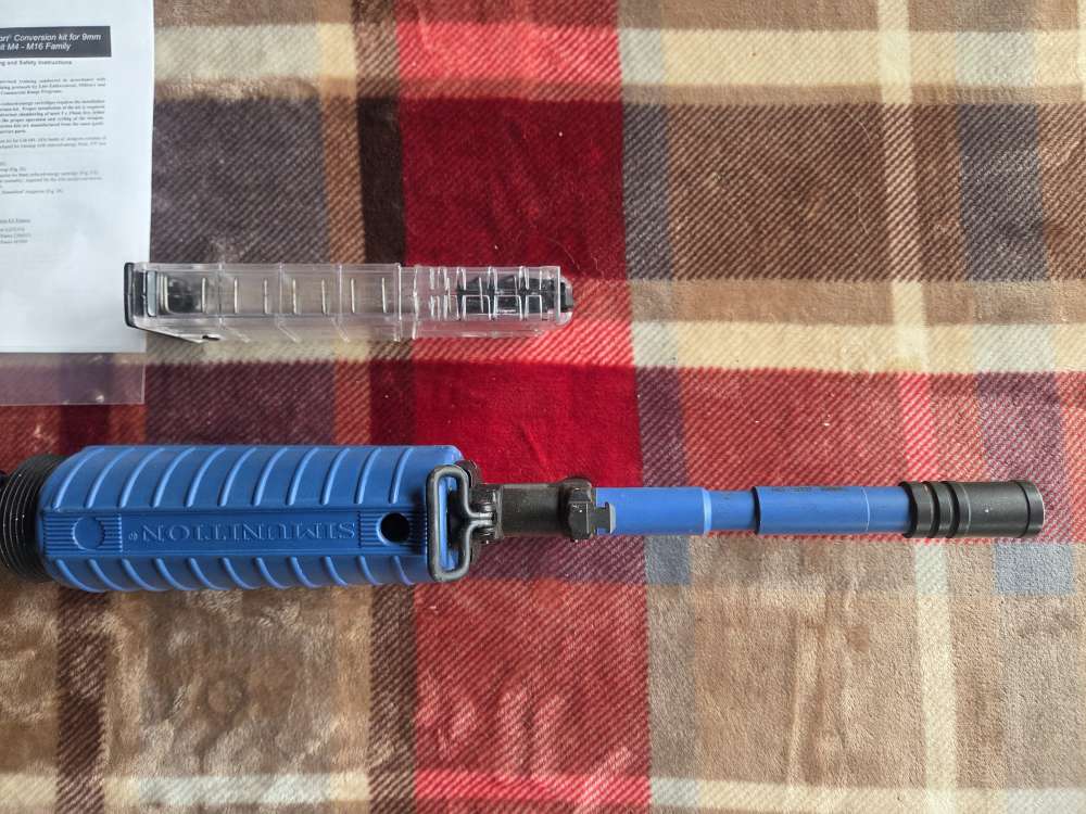 M4A1 9mm Simunition Conversion Kit AR15 Upper Receiver M4 Magazine Mag LEO-img-6