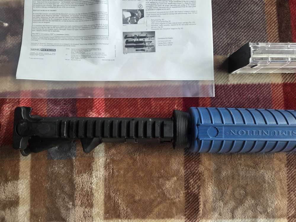M4A1 9mm Simunition Conversion Kit AR15 Upper Receiver M4 Magazine Mag LEO-img-3