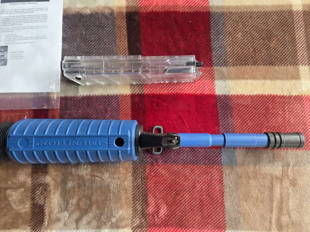 M4A1 9mm Simunition Conversion Kit AR15 Upper Receiver M4 Magazine Mag LEO-img-4