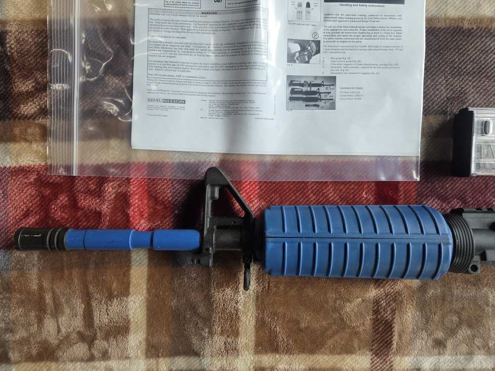 M4A1 9mm Simunition Conversion Kit AR15 Upper Receiver M4 Magazine Mag LEO-img-9