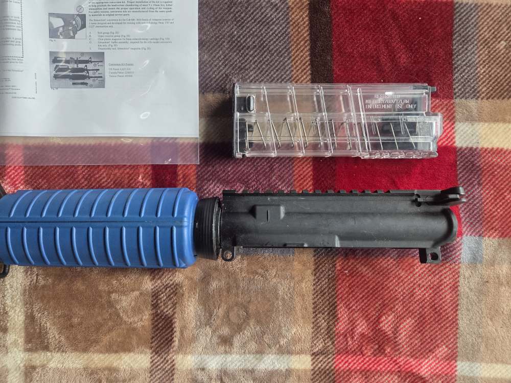 M4A1 9mm Simunition Conversion Kit AR15 Upper Receiver M4 Magazine Mag LEO-img-8