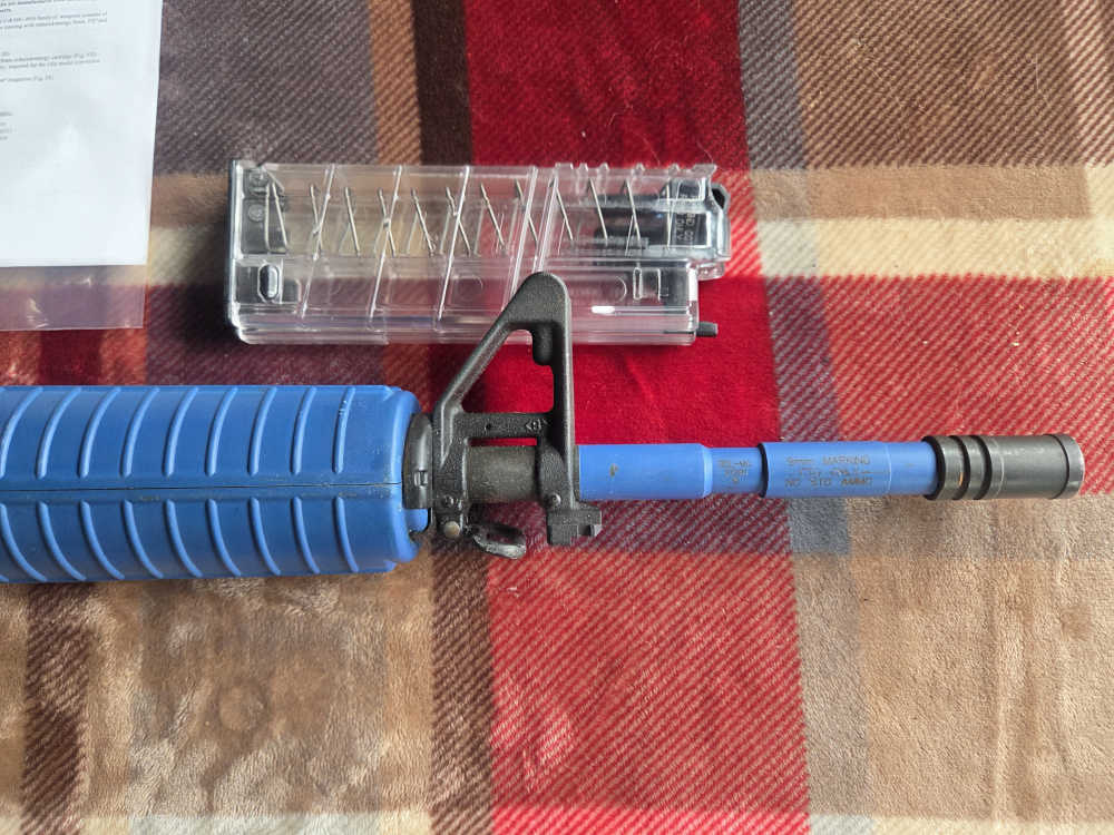 M4A1 9mm Simunition Conversion Kit AR15 Upper Receiver M4 Magazine Mag LEO-img-1