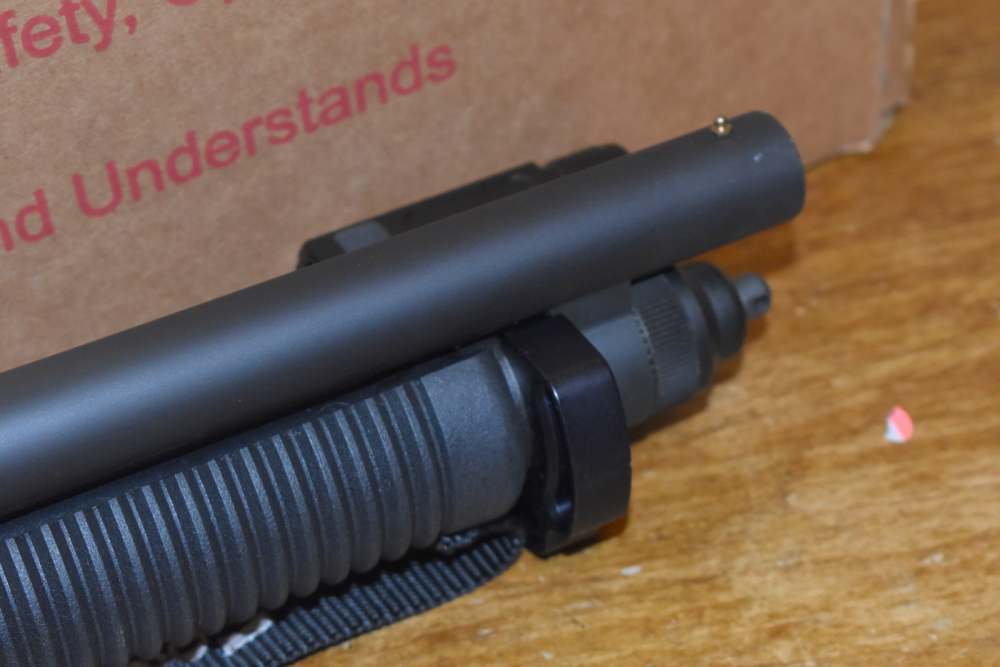 Mossberg 590 Shockwave 12 Gauge 14" Pump Crimson Trace Laser Saddle Bundle-img-10