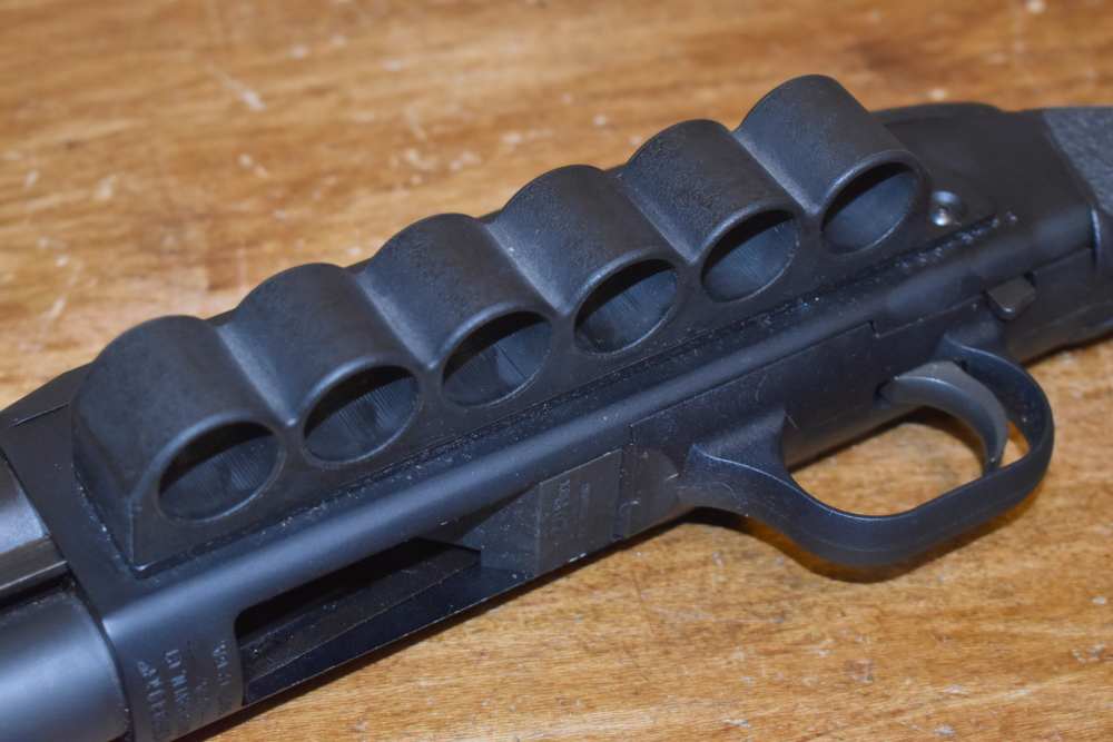 Mossberg 590 Shockwave 12 Gauge 14" Pump Crimson Trace Laser Saddle Bundle-img-11