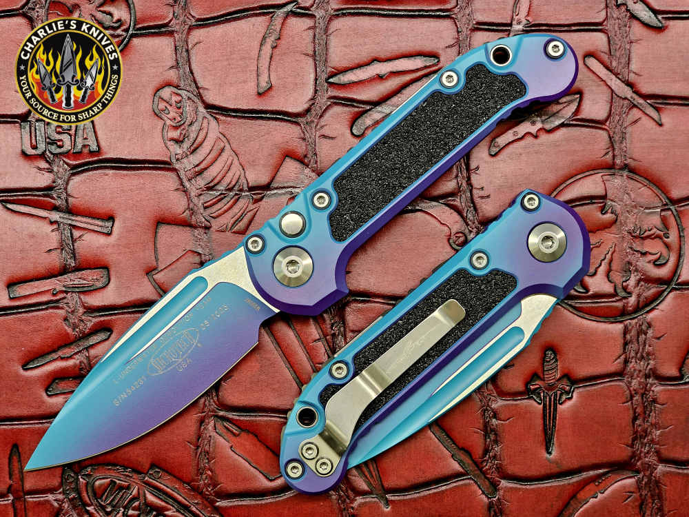 Microtech LUDT Gen III - Signature Series - Aurora Cerakote Cerakote - SALE-img-0