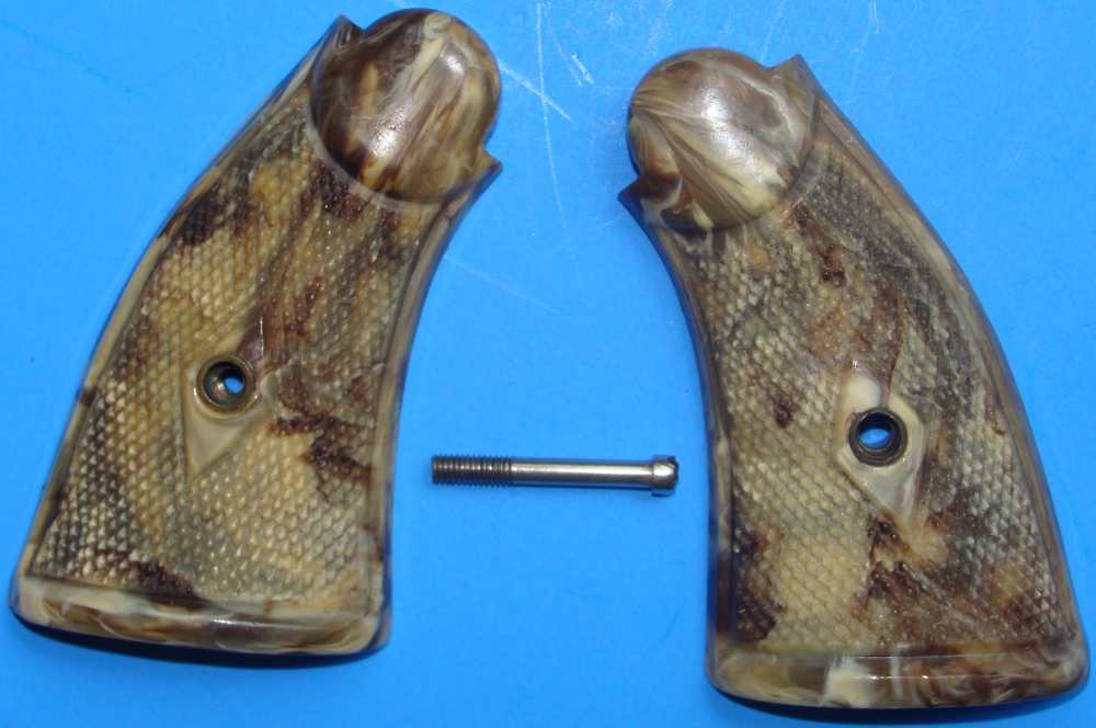 S&W SMITH & WESSON K FRAME SQUARE BUTT FRANZITE PLASTIC GRIPS-img-10