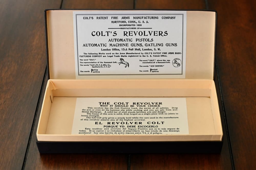 1903 Colt New Police .32 Colt 2.5" Nickel Pearl Stocks Collector-Grade!-img-20