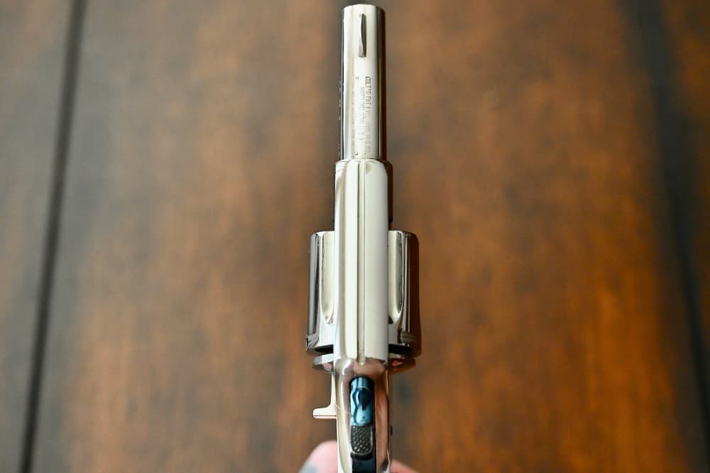 1903 Colt New Police .32 Colt 2.5" Nickel Pearl Stocks Collector-Grade!-img-14