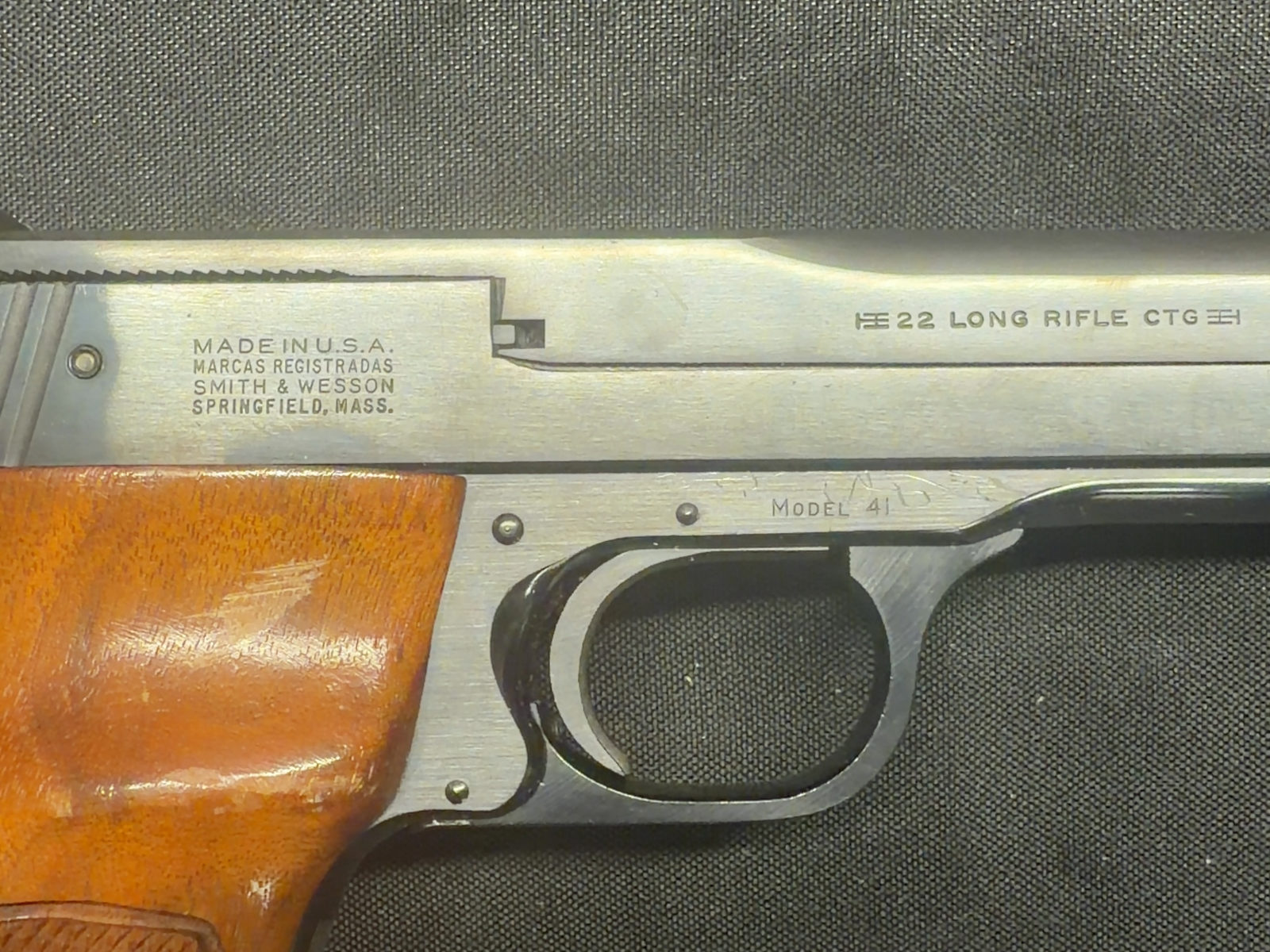 Smith & Wesson Model 41 22 Long Rifle 7.375 Barrel-img-4