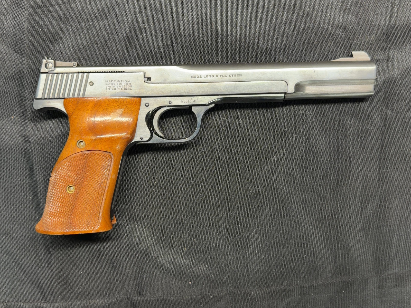 Smith & Wesson Model 41 22 Long Rifle 7.375 Barrel-img-0