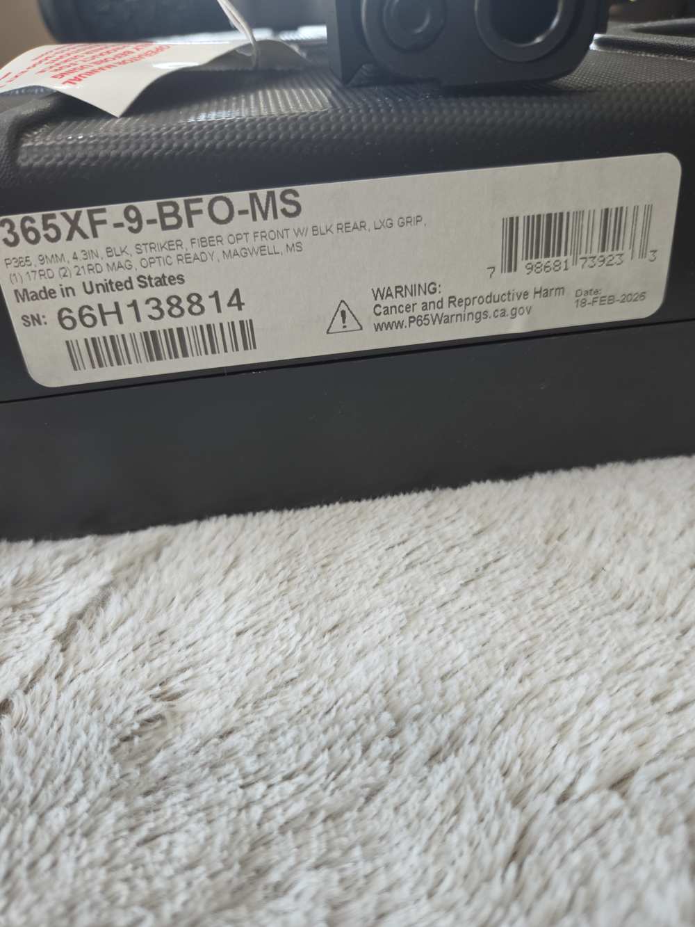SIG P365-FUSE 9mm 4.3" Manual Safety 3 Mags Optics Ready -img-6