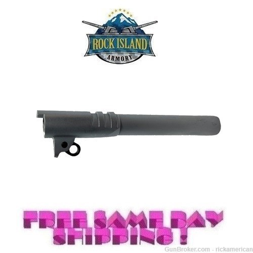 Rock Island 1911 Gov 5" FS Non-Ramped Bushing w/ Link&Pin 45ACP 4501MA-A-NS-img-0