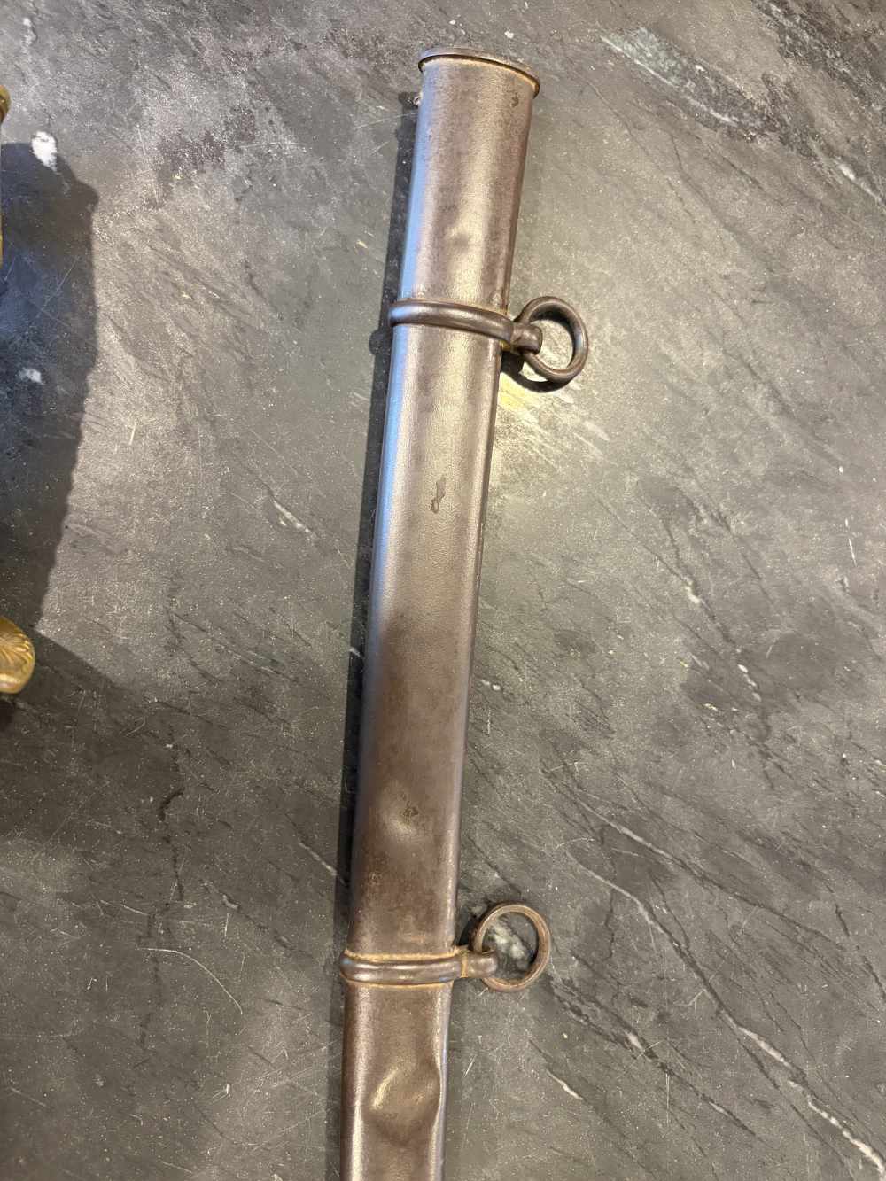 Antique US Officer Grade Model 1840 Cavalry Saber WKC Etched Blade -img-5