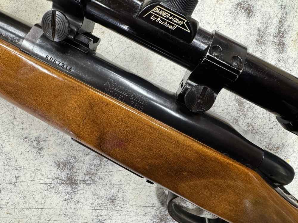 REMINGTON 788 BOLT ACTION 22-250 W/ BUSHNELL SCOPE VINTAGE RIFLE-img-5