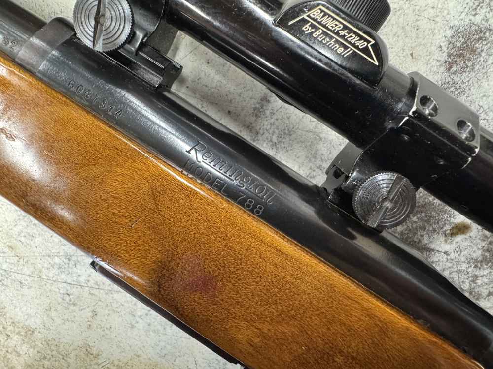 REMINGTON 788 BOLT ACTION 22-250 W/ BUSHNELL SCOPE VINTAGE RIFLE-img-20