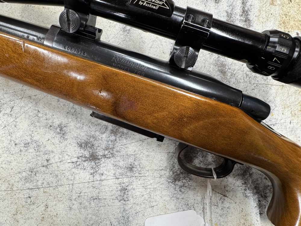 REMINGTON 788 BOLT ACTION 22-250 W/ BUSHNELL SCOPE VINTAGE RIFLE-img-4