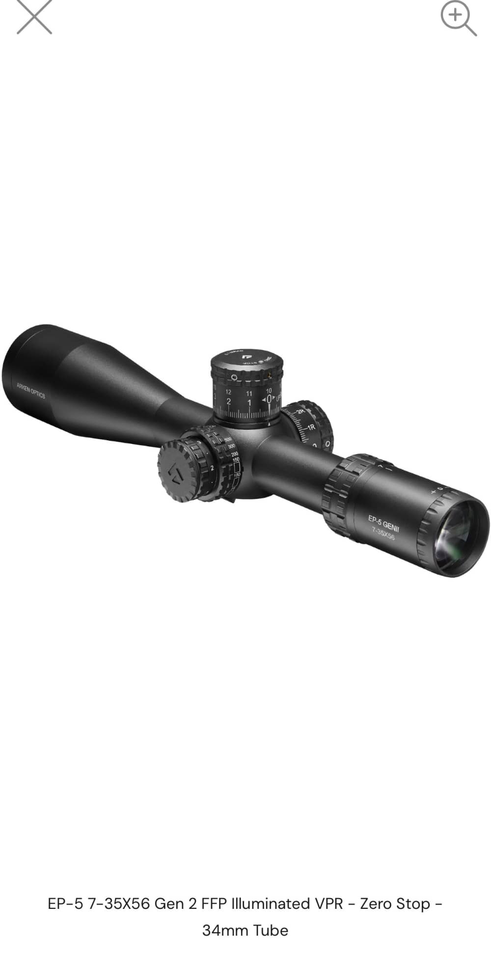 Arken EP-5 7-35X56 Gen 2 FFP Illuminated MIL VPR - Zero Stop TAKE A SHOT!-img-9