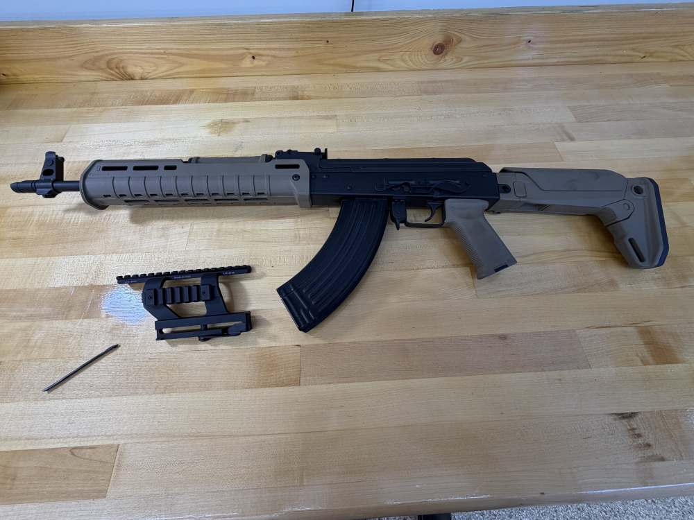 CAI Imported WASR AK-47 Semi-Auto Rifle w/ Magpul Stock - GUNSMITH SPECIAL!-img-0