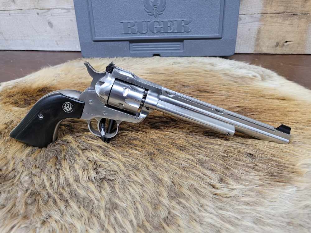 Used Ruger Single Six Hunter 22LR/Mag 7 1/2" bbl Great Condition! -img-1