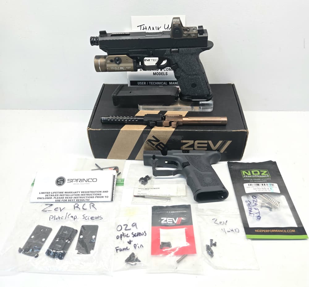 Zev OZ9 Combat, 9MM, 1Mag, Many Extras-img-0