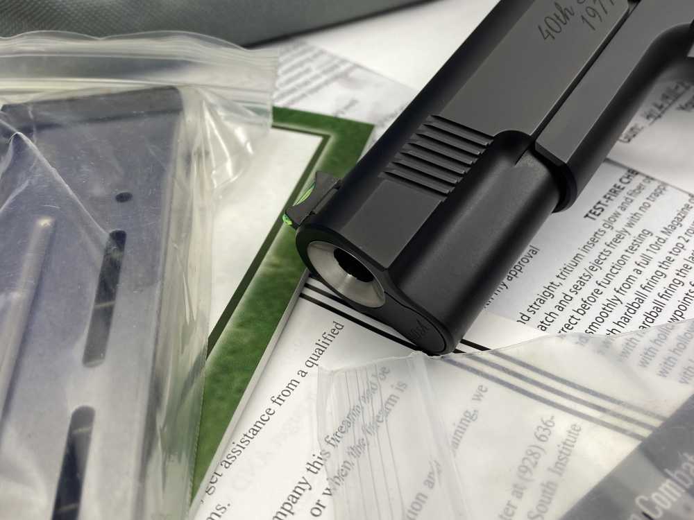 SCARCE Wilson Combat 1911 CQB 40TH ANNIVERSARY .38 Super *CONSUMER UNFIRED*-img-10