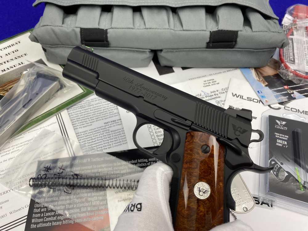 SCARCE Wilson Combat 1911 CQB 40TH ANNIVERSARY .38 Super *CONSUMER UNFIRED*-img-34