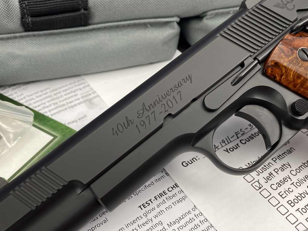 SCARCE Wilson Combat 1911 CQB 40TH ANNIVERSARY .38 Super *CONSUMER UNFIRED*-img-8