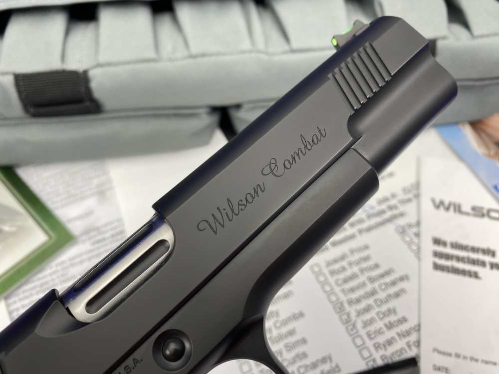 SCARCE Wilson Combat 1911 CQB 40TH ANNIVERSARY .38 Super *CONSUMER UNFIRED*-img-33