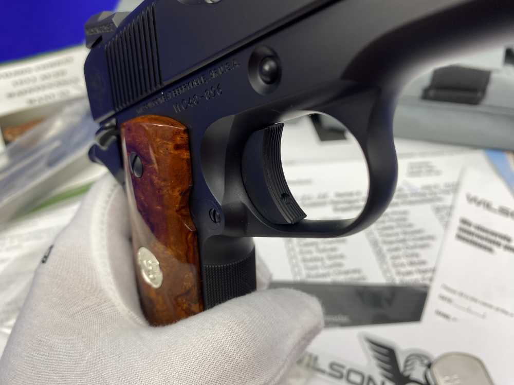 SCARCE Wilson Combat 1911 CQB 40TH ANNIVERSARY .38 Super *CONSUMER UNFIRED*-img-37