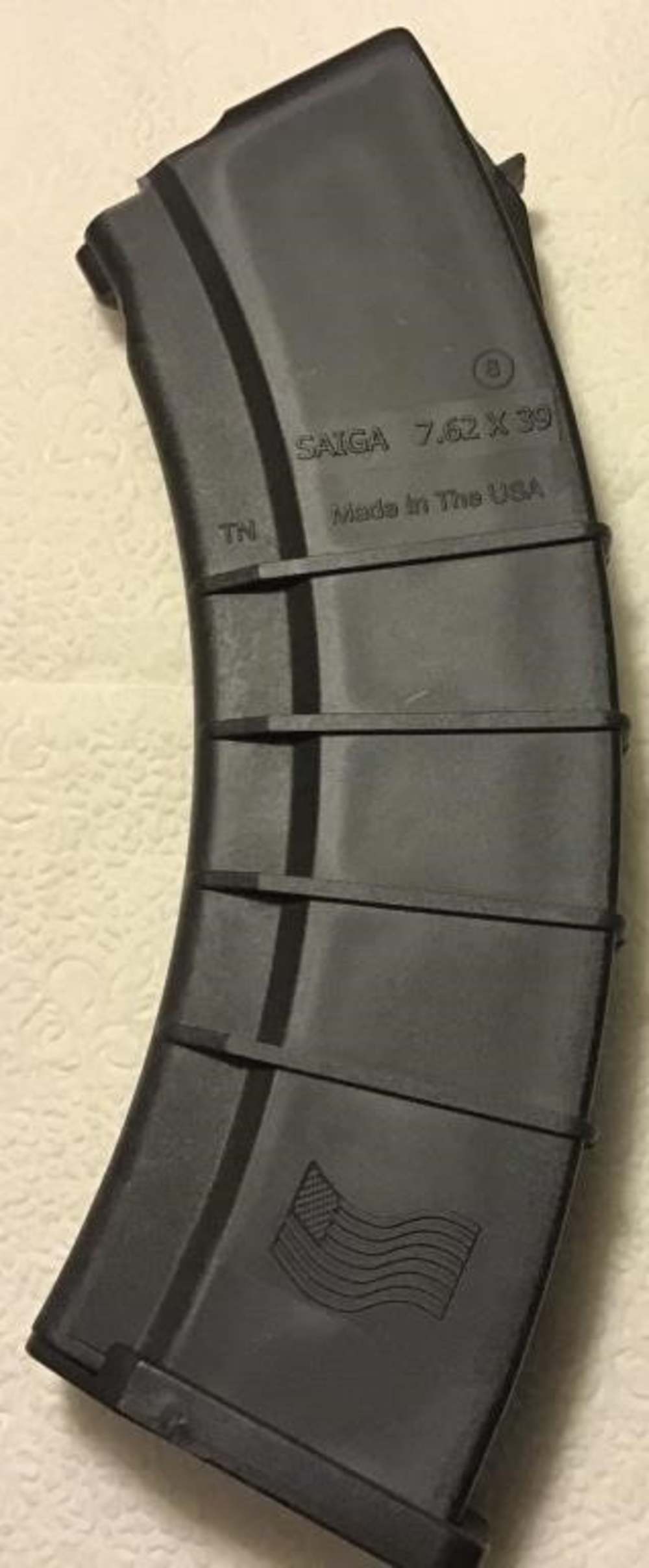 SGM Tactical Saiga 30-Round Black Polymer Ammo Magazine (New)-img-0